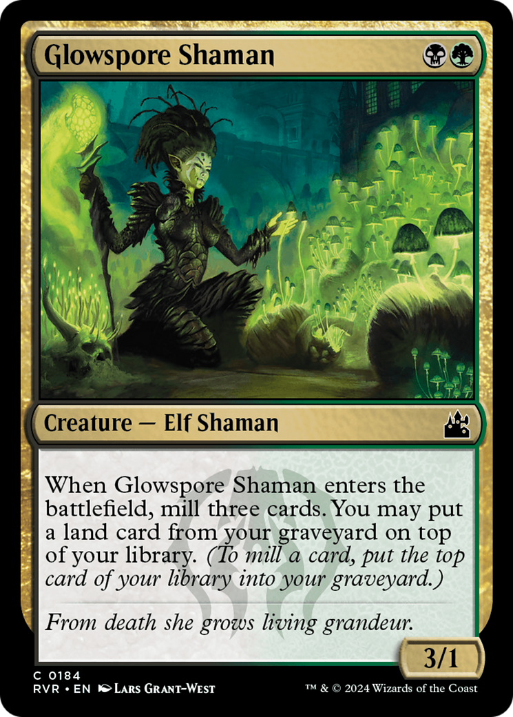 Glowspore Shaman [Ravnica Remastered] | Devastation Store