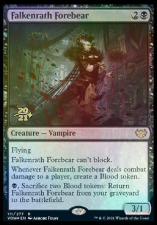 Falkenrath Forebear [Innistrad: Crimson Vow Prerelease Promos] | Devastation Store