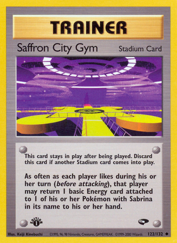 Saffron City Gym (122/132) [Gym Challenge 1st Edition] | Devastation Store