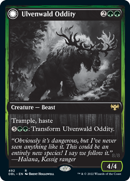 Ulvenwald Oddity // Ulvenwald Behemoth [Innistrad: Double Feature] | Devastation Store
