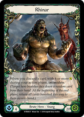 Dawnblade // Rhinar [WTR115 // WTR002] (Welcome to Rathe)  1st Edition Normal | Devastation Store