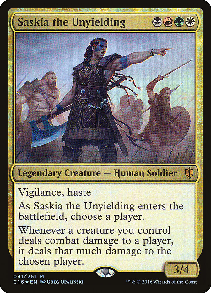 Saskia the Unyielding [Commander 2016] - Devastation Store | Devastation Store