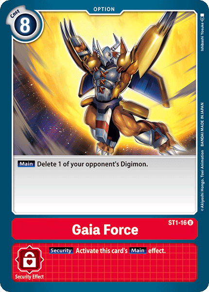 Gaia Force [ST1-16] [Starter Deck: Gaia Red] | Devastation Store