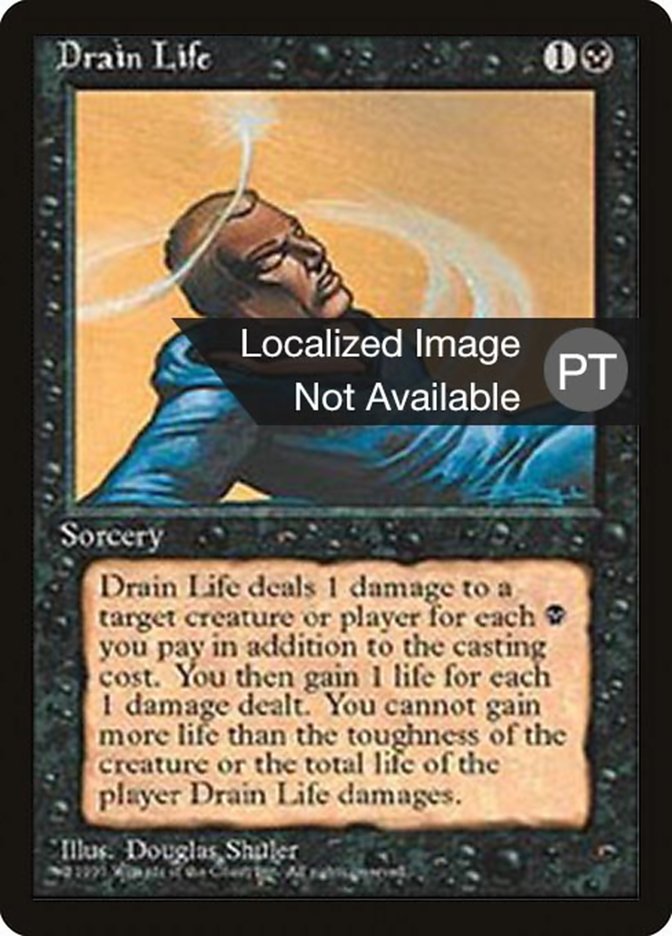 Drain Life [Fourth Edition (Foreign Black Border)] | Devastation Store