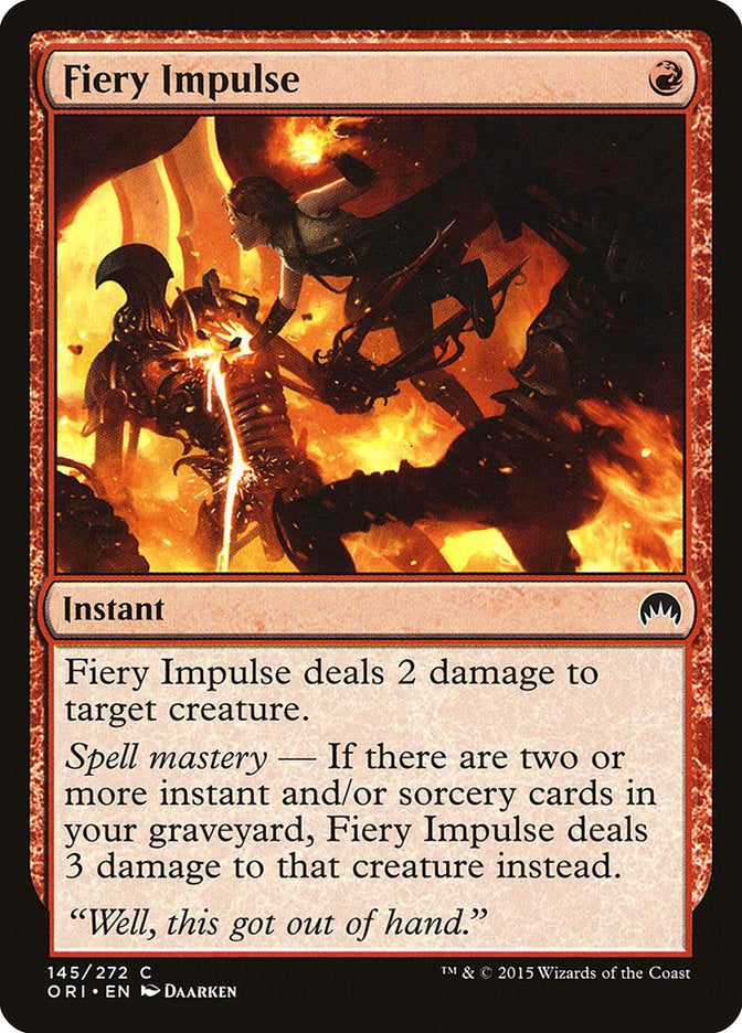 Fiery Impulse [Magic Origins] - Devastation Store | Devastation Store