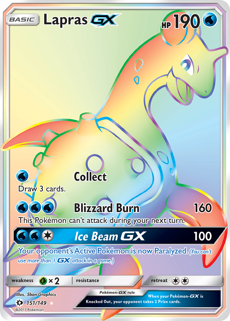 Lapras GX (151/149) [Sun & Moon: Base Set] | Devastation Store