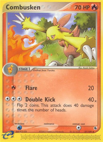 Combusken (27/109) [EX: Ruby & Sapphire] | Devastation Store