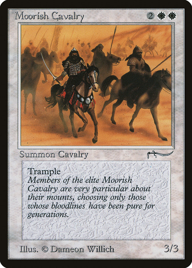 Moorish Cavalry (Dark Mana Cost) [Arabian Nights] | Devastation Store