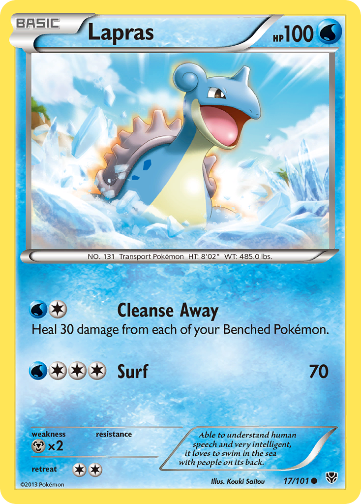 Lapras (17/101) [Black & White: Plasma Blast] | Devastation Store