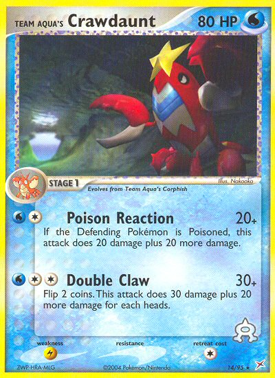 Team Aqua's Crawdaunt (14/95) [EX: Team Magma vs Team Aqua] | Devastation Store