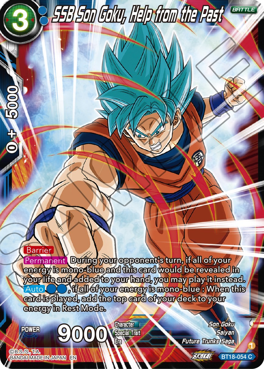 SSB Son Goku, Help from the Past (BT18-054) [Dawn of the Z-Legends] | Devastation Store