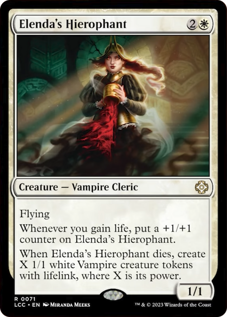 Elenda's Hierophant [The Lost Caverns of Ixalan Commander] | Devastation Store