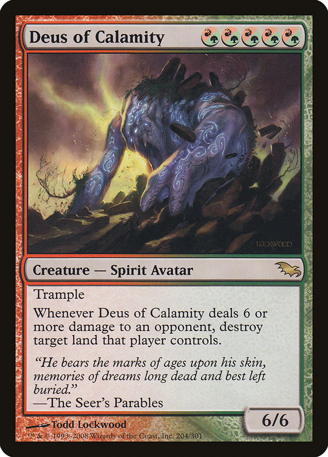 Deus of Calamity [Shadowmoor] | Devastation Store