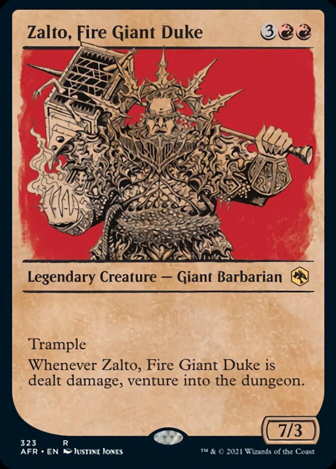 Zalto, Fire Giant Duke (Showcase) [Dungeons & Dragons: Adventures in the Forgotten Realms] | Devastation Store