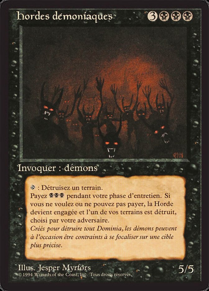 Demonic Hordes [Foreign Black Border] | Devastation Store