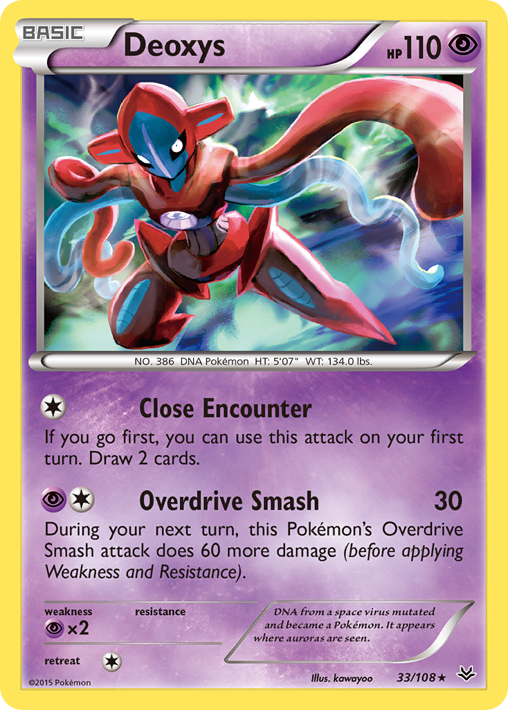 Deoxys (33/108) [XY: Roaring Skies] | Devastation Store