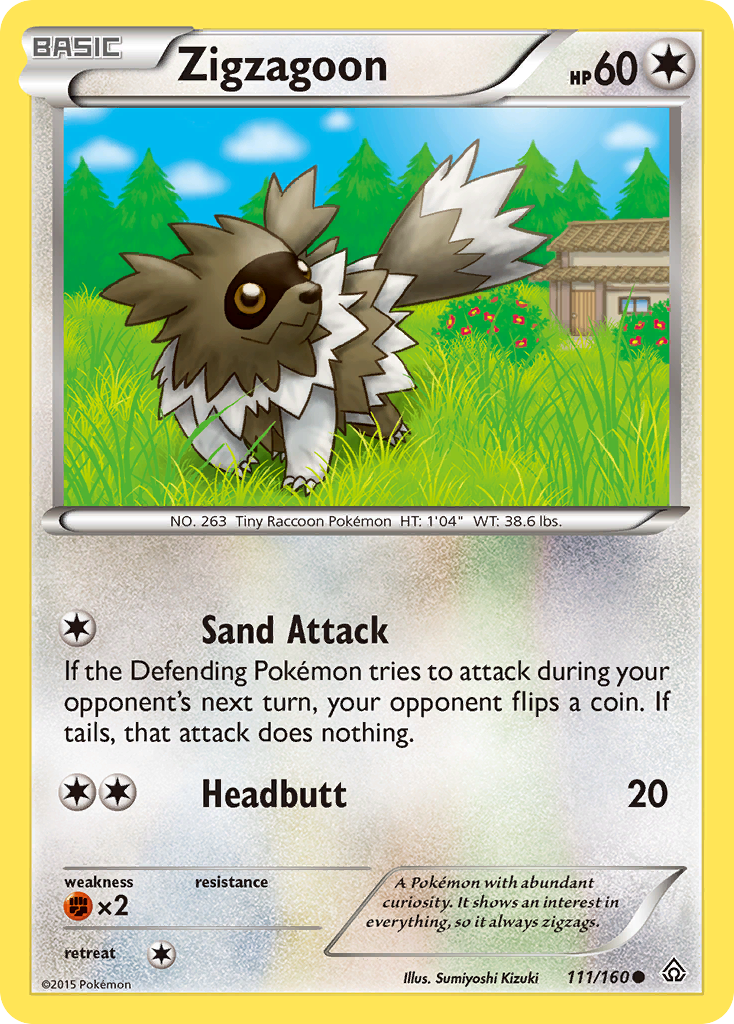 Zigzagoon (111/160) [XY: Primal Clash] | Devastation Store