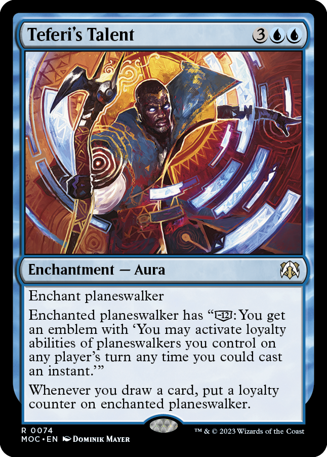 Teferi's Talent [March of the Machine Commander] | Devastation Store