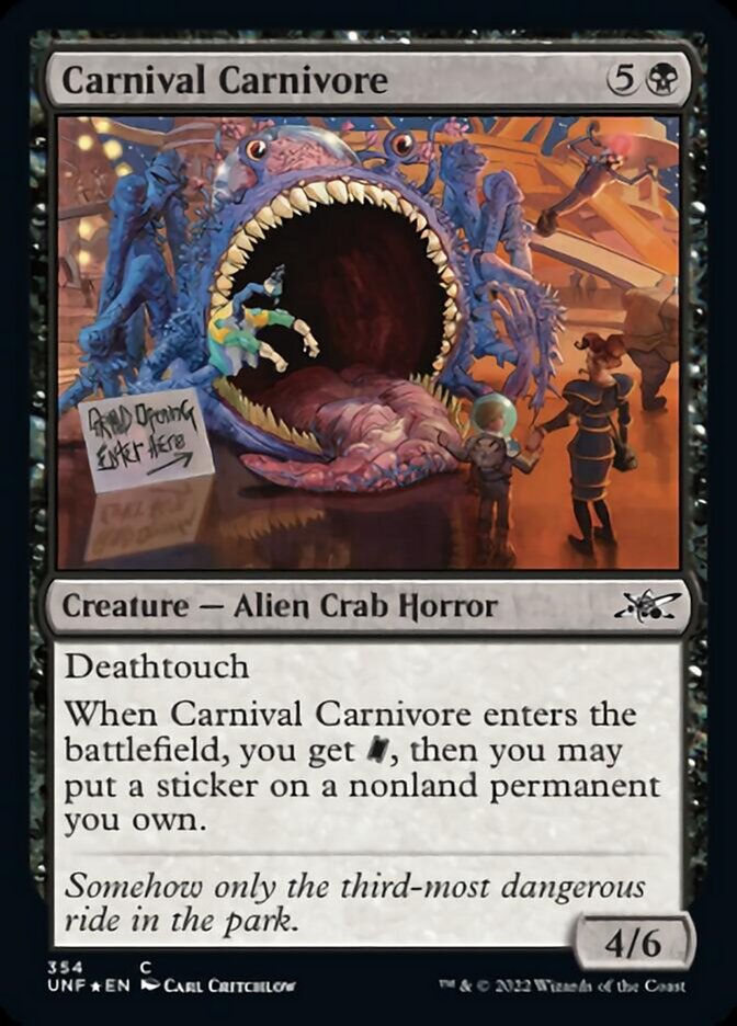 Carnival Carnivore (Galaxy Foil) [Unfinity] | Devastation Store