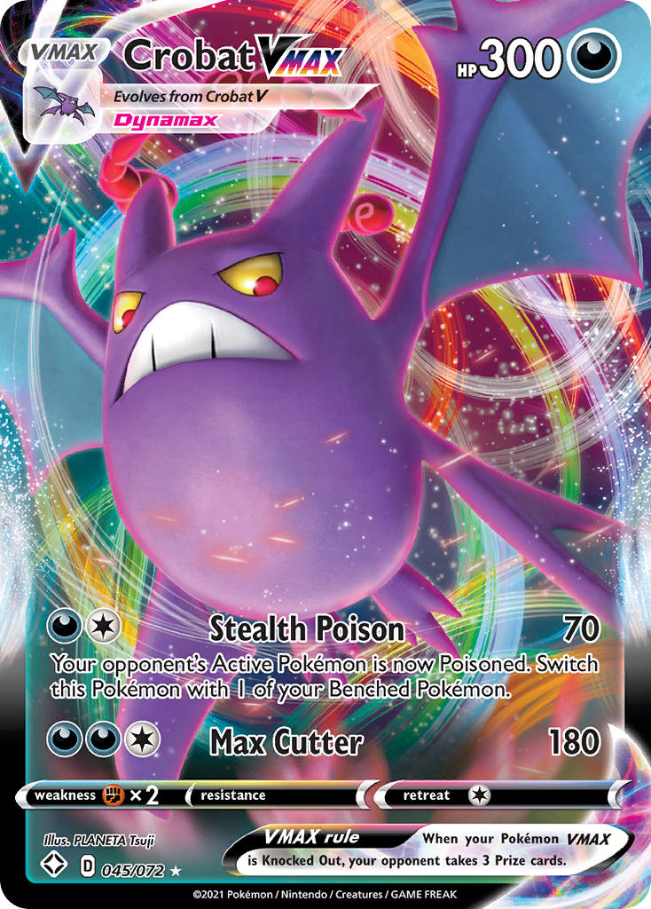 Crobat VMAX (045/072) [Sword & Shield: Shining Fates] | Devastation Store