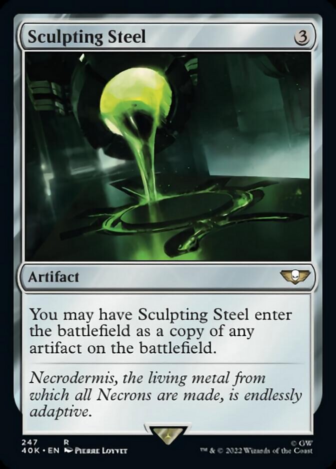 Sculpting Steel (Surge Foil) [Universes Beyond: Warhammer 40,000] | Devastation Store