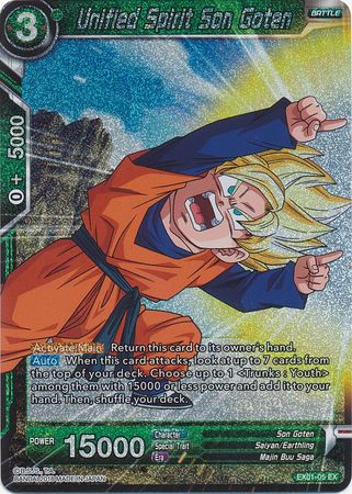 Unified Spirit Son Goten (Foil) (EX01-05) [Mighty Heroes] | Devastation Store
