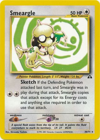 Smeargle (30/75) [Neo Discovery Unlimited] | Devastation Store