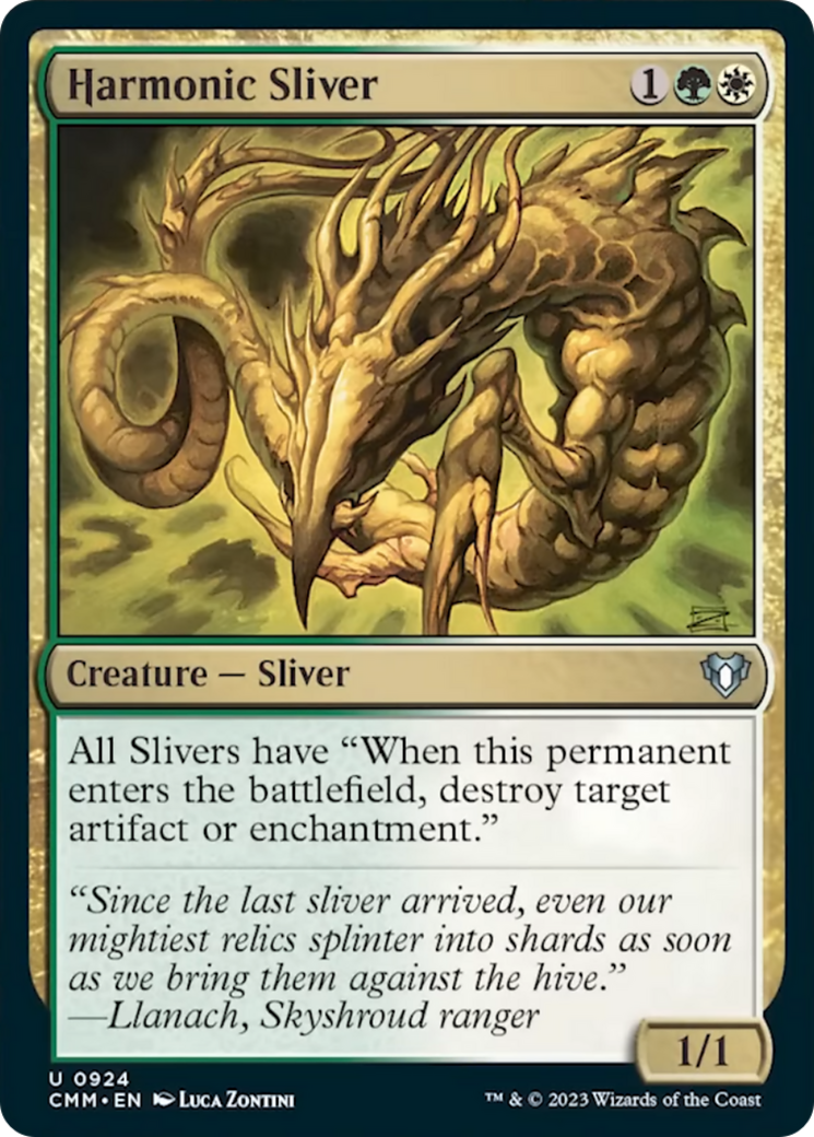 Harmonic Sliver [Commander Masters] | Devastation Store