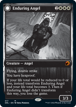Enduring Angel // Angelic Enforcer [Innistrad: Double Feature] | Devastation Store