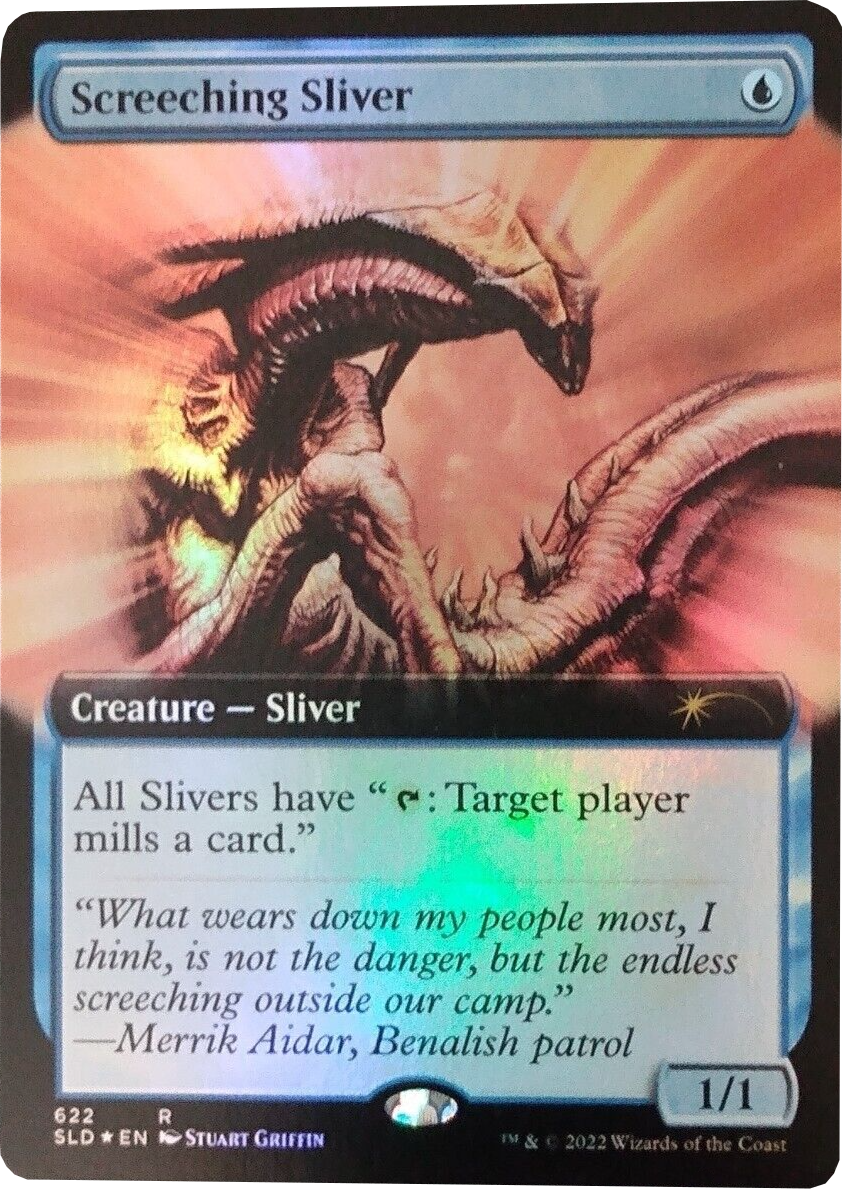 Screeching Sliver (Extended Art) [Secret Lair Drop Promos] | Devastation Store