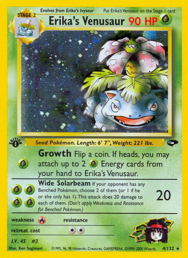 Erika's Venusaur (4/132) [Gym Challenge 1st Edition] | Devastation Store