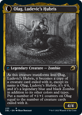 Ludevic, Necrogenius // Olag, Ludevic's Hubris [Innistrad: Double Feature] | Devastation Store