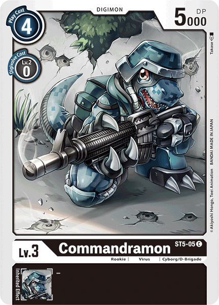 Commandramon [ST5-05] [Starter Deck: Machine Black] | Devastation Store