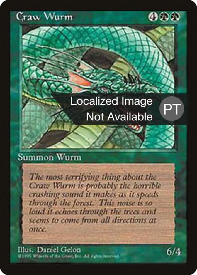 Craw Wurm [Fourth Edition (Foreign Black Border)] | Devastation Store