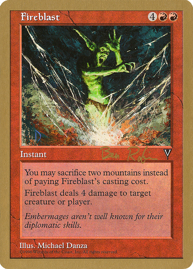 Fireblast (Ben Rubin) [World Championship Decks 1998] | Devastation Store