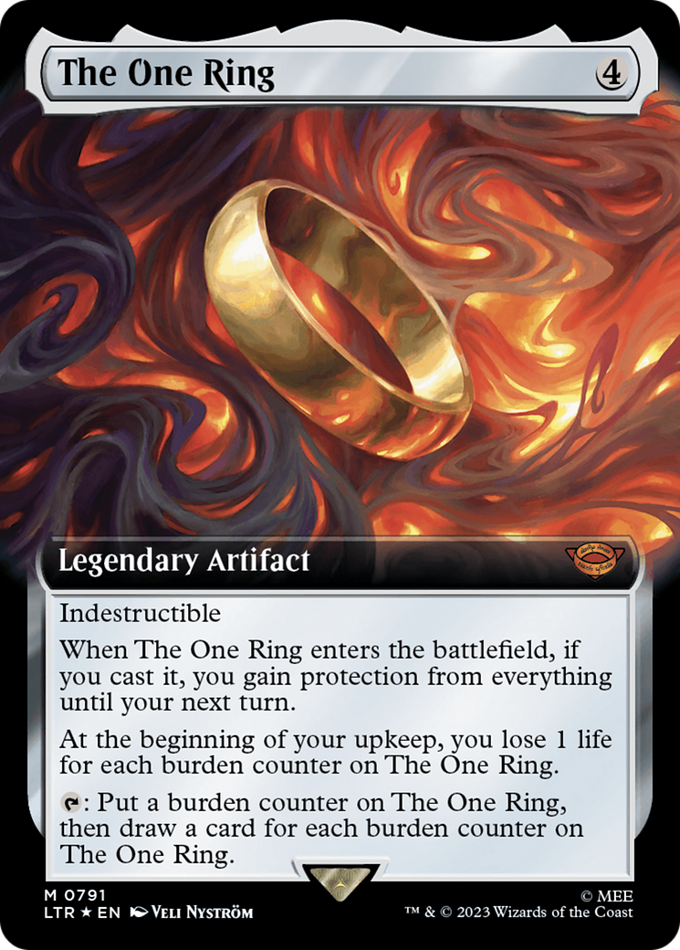 The One Ring (Extended Art) (Surge Foil) [The Lord of the Rings: Tales of Middle-Earth] | Devastation Store