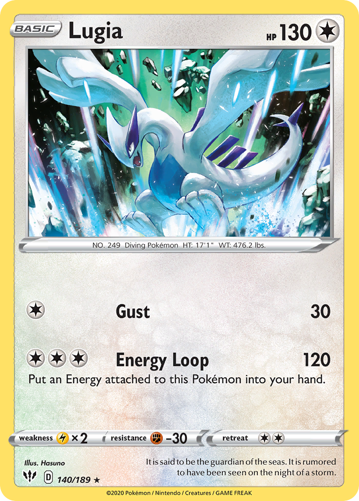 Lugia (140/189) [Sword & Shield: Darkness Ablaze] | Devastation Store