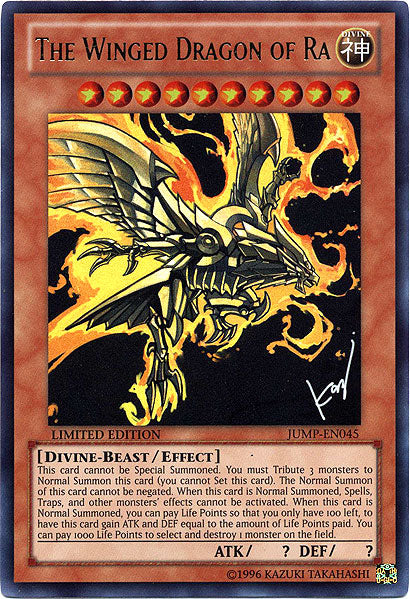 The Winged Dragon of Ra [JUMP-EN045] Ultra Rare | Devastation Store