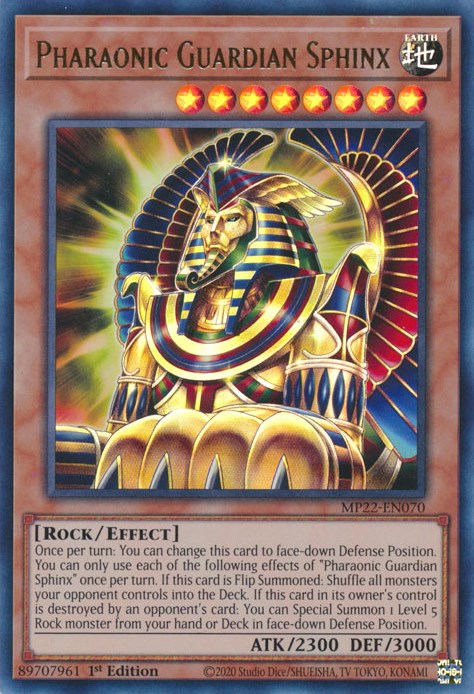 Pharaonic Guardian Sphinx [MP22-EN070] Ultra Rare | Devastation Store