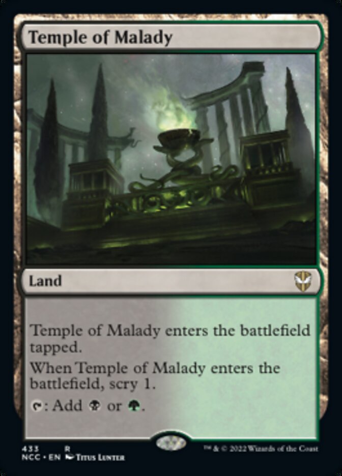 Temple of Malady [Streets of New Capenna Commander] | Devastation Store