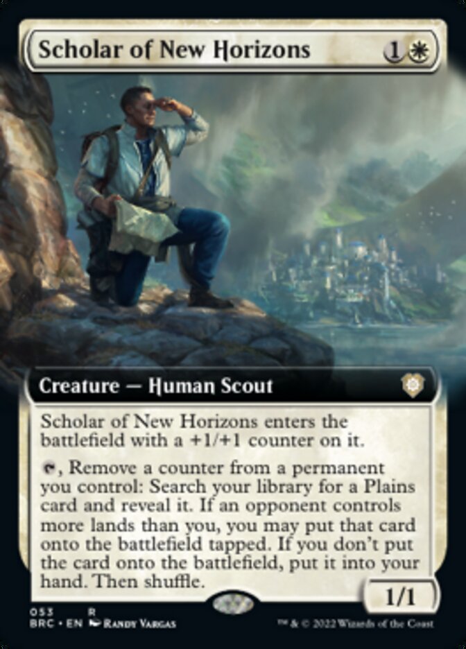 Scholar of New Horizons (Extended Art) [The Brothers' War Commander] | Devastation Store