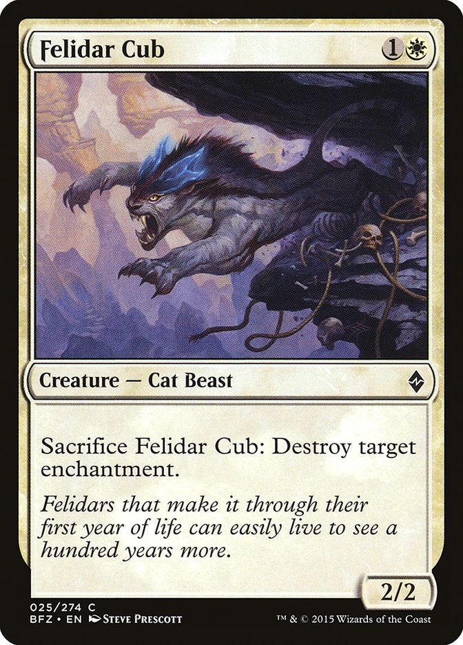 Felidar Cub [Battle for Zendikar] | Devastation Store