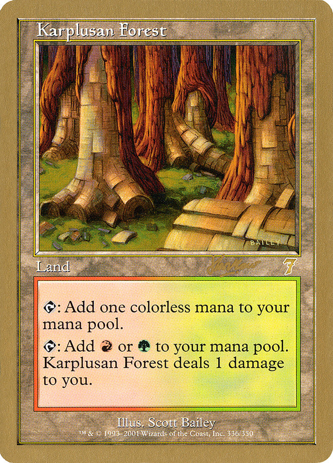 Karplusan Forest (Sim Han How) [World Championship Decks 2002] | Devastation Store