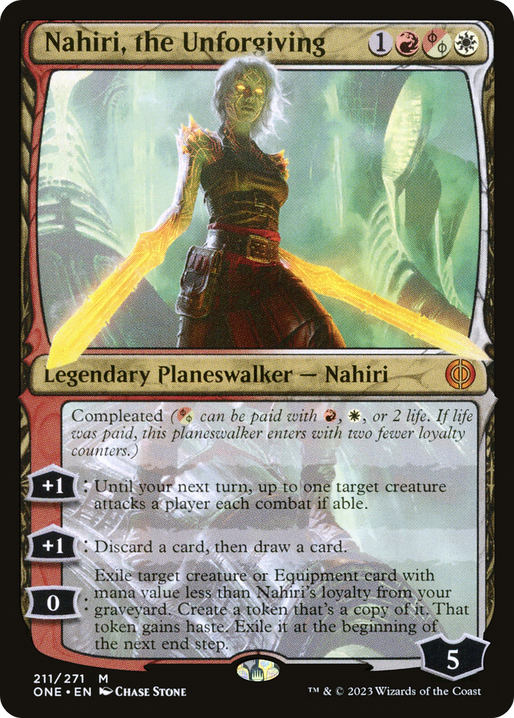 Nahiri, the Unforgiving [Phyrexia: All Will Be One] | Devastation Store