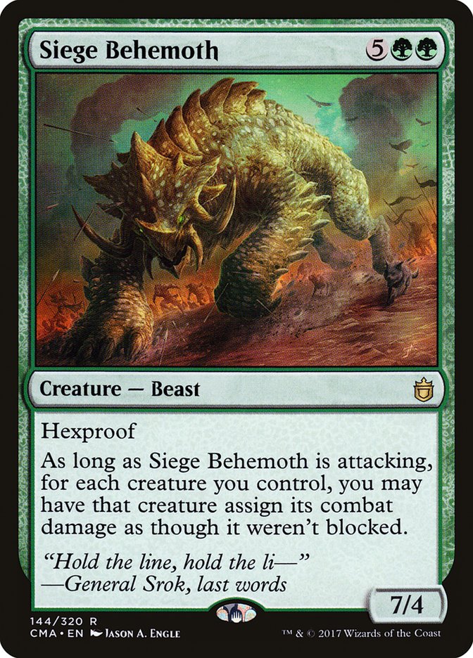 Siege Behemoth [Commander Anthology] - Devastation Store | Devastation Store