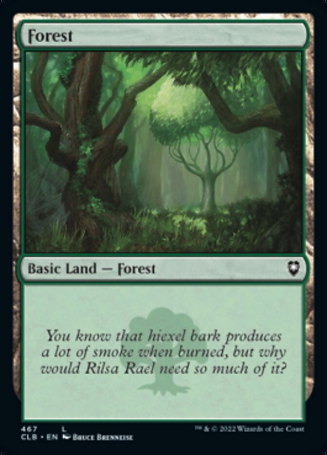 Forest (467) [Commander Legends: Battle for Baldur's Gate] | Devastation Store