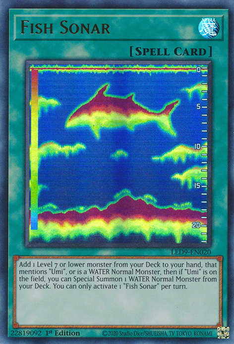 Fish Sonar [LED9-EN020] Ultra Rare | Devastation Store