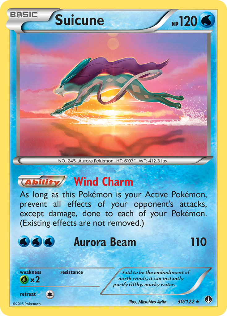 Suicune (30/122) [XY: BREAKpoint] | Devastation Store
