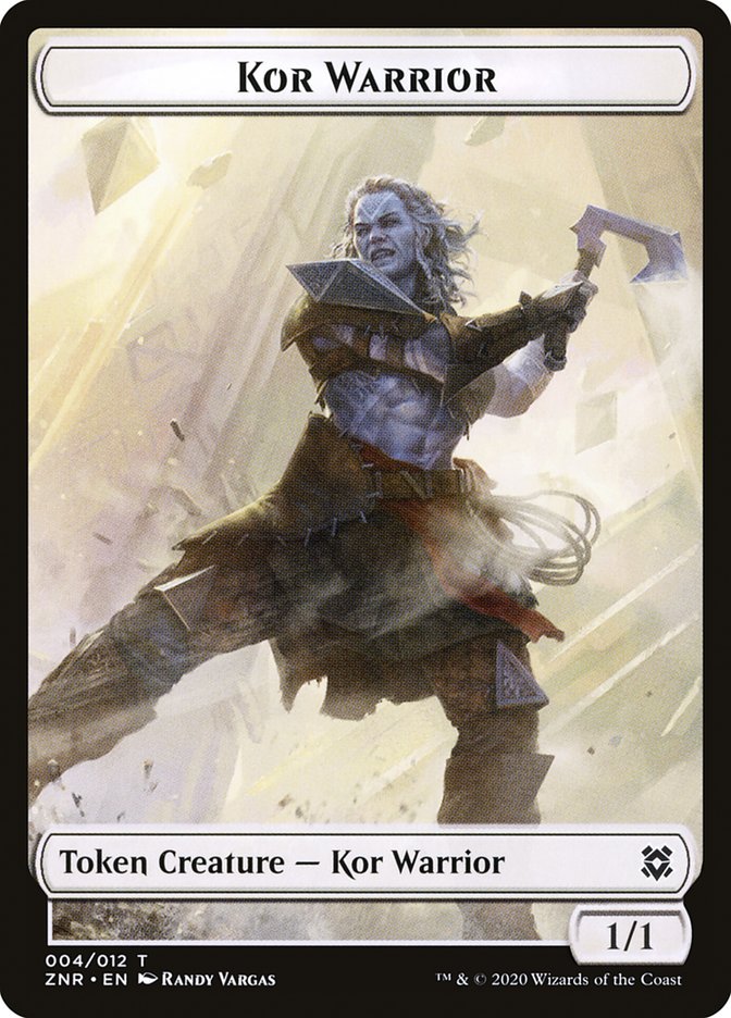 Kor Warrior [Zendikar Rising Tokens] | Devastation Store