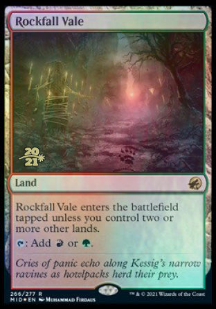 Rockfall Vale [Innistrad: Midnight Hunt Prerelease Promos] | Devastation Store